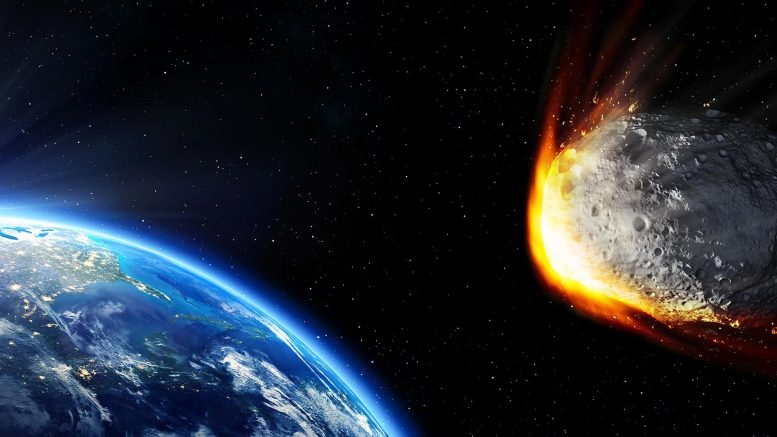 Asteroid Approaching Earth