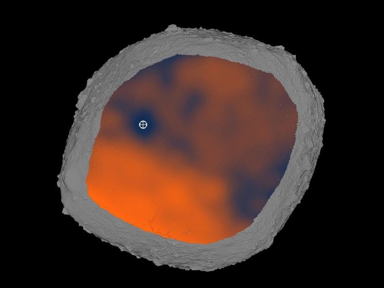 Asteroid Bennu Keyhole Probability Map Clean