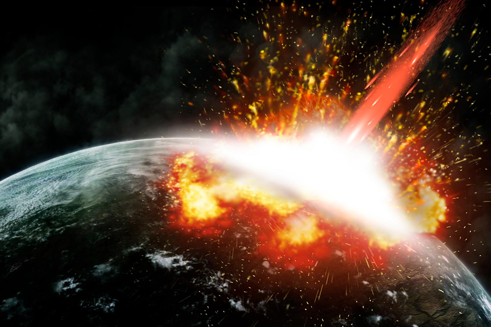 Effects of asteroid collisions on Earth