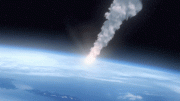 Asteroid Earth Atmosphere