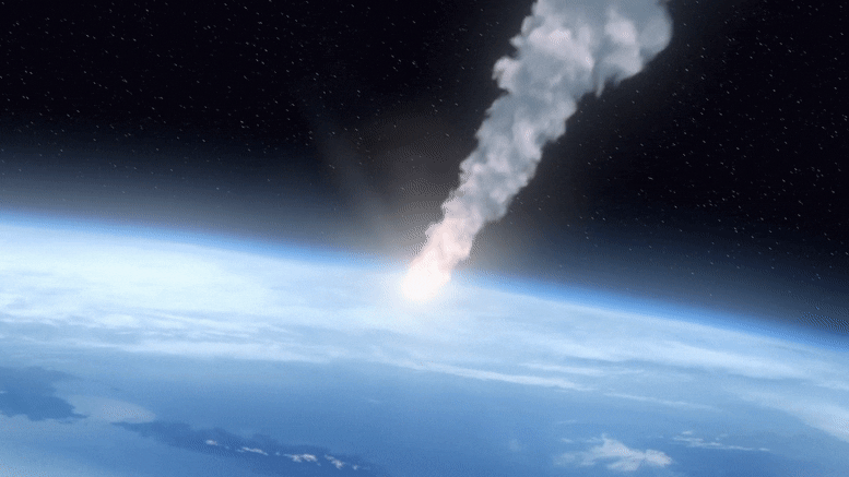 Atmósfera del asteroide de la Tierra