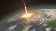 Asteroid Strike Animation