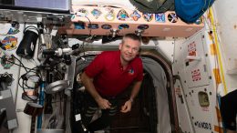 Astronaut Andreas Mogensen Smiles for Portrait Aboard Space Station