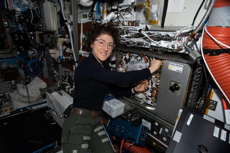 Astronaut Christina Koch Cold Atom Lab