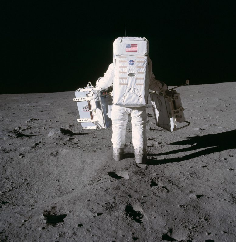 Astronaut Edwin E. Aldrin Jr. on the Moon
