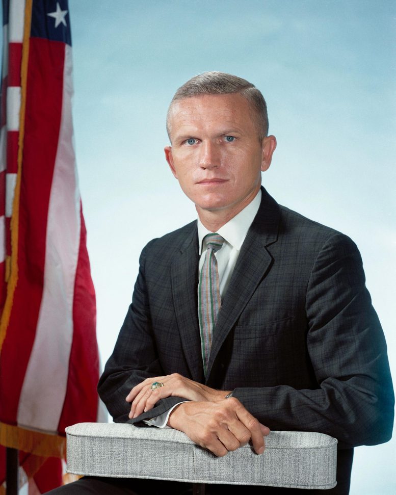 Portrait de l'astronaute Frank Borman
