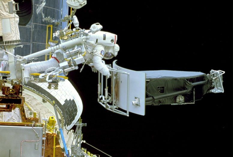 Astronaut Jeffrey Hoffman Hubble Camera Mission