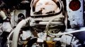 Astronaut John Glenn Squeezes Inside Friendship 7 Capsule