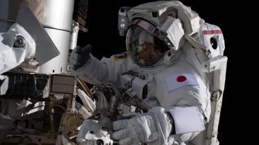 Astronaut Koichi Wakata Spacewalk
