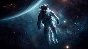 Astronaut Lost in Space Concept Art