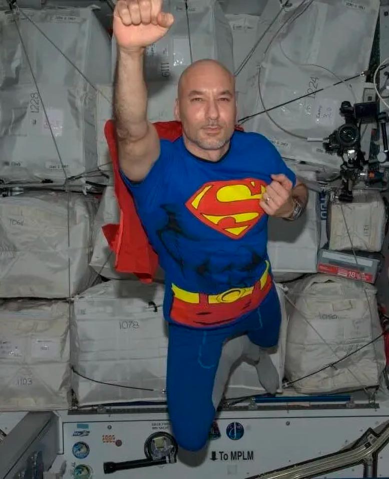 Astronaut Luca Parmitano Halloween