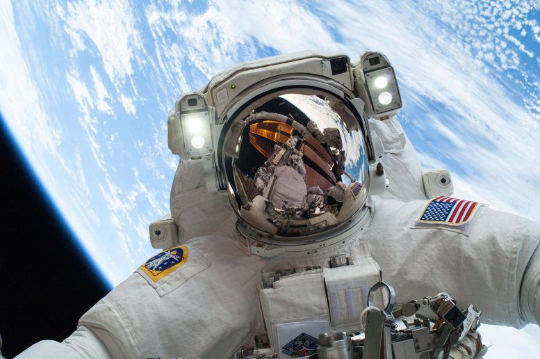 Astronaut Mike Hopkins Spacewalk