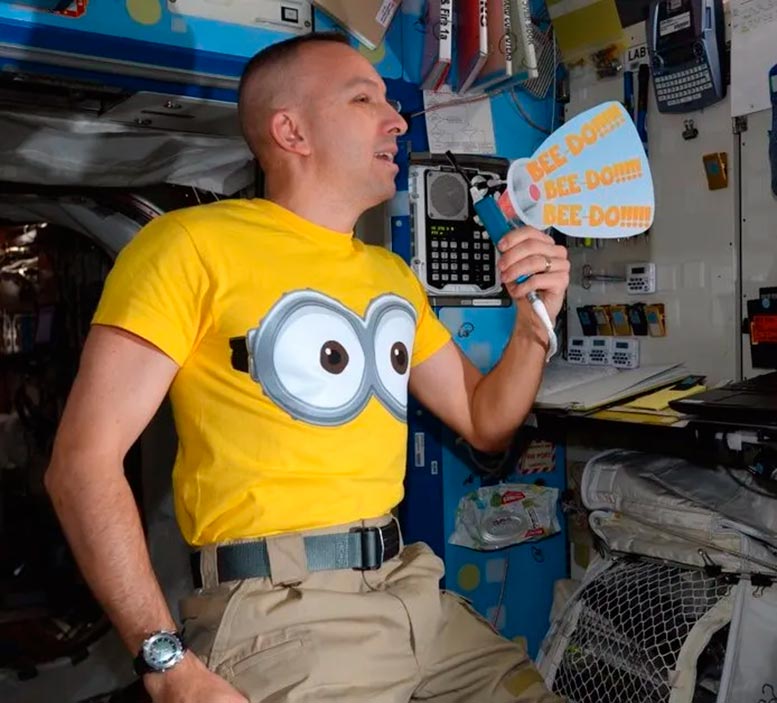 Astronaut Randy Bresnik Halloween