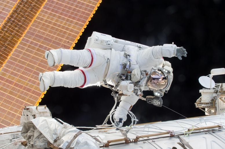 Astronaut Scott Kelly on a Spacewalk