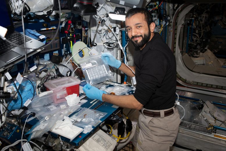 Astronaut Sultan Alneyadi Protein Crystal Study