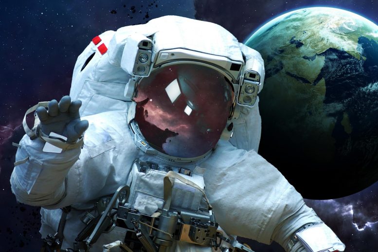 Astronaut in Outer Space