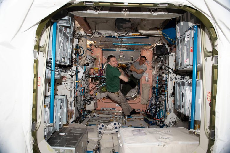 Astronauts Woody Hoburg and Frank Rubio