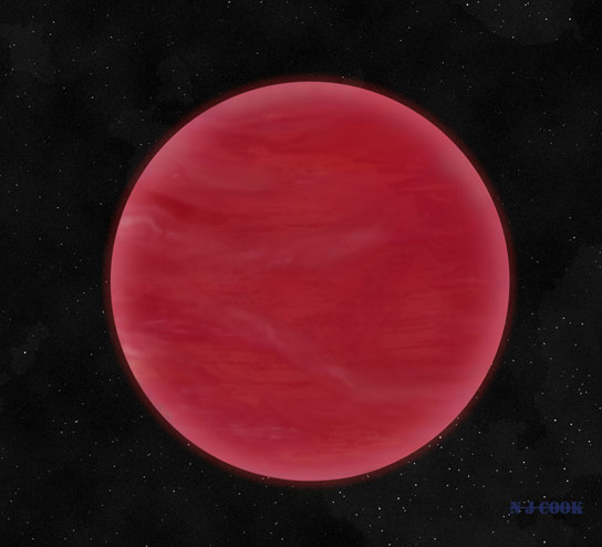 Astronomers Discover Brown Dwarf with Unusual Red Appearance