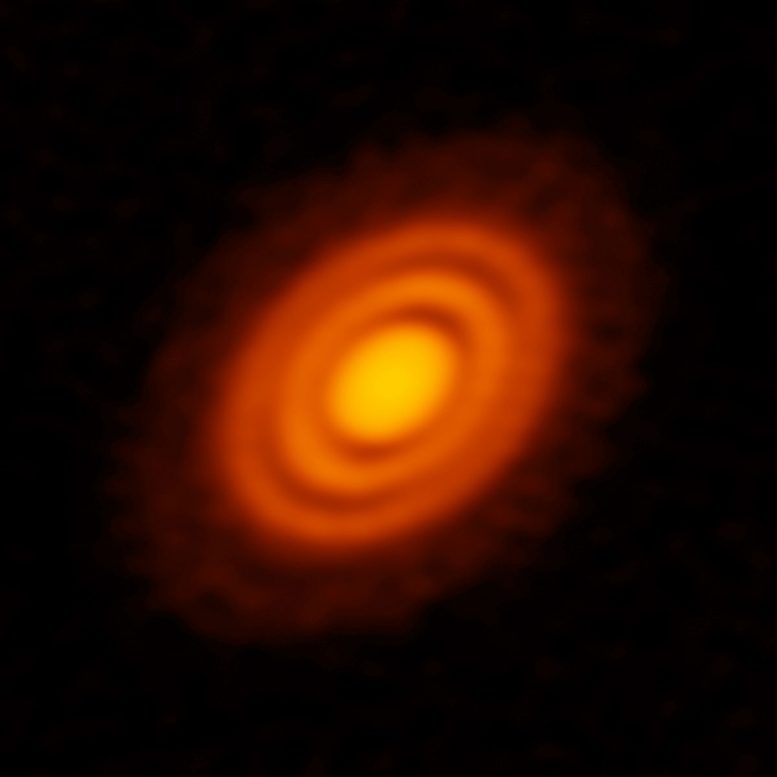 Astronomers Discover Trio of Infant Planets around Newborn Star