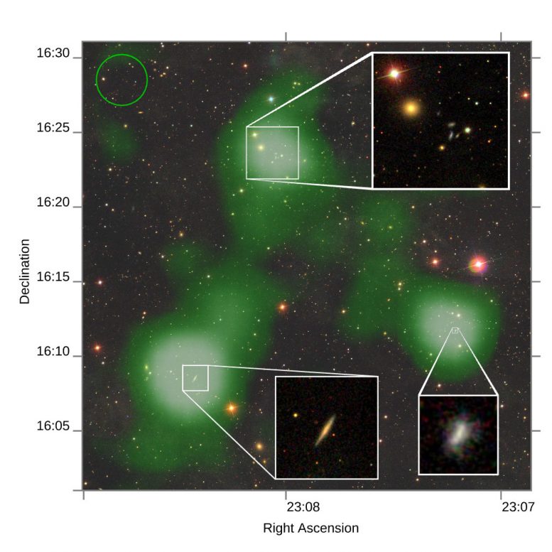 Astronomers Discover a Bridge of Atomic Hydrogen Gas 2.6 Million Light Years Long