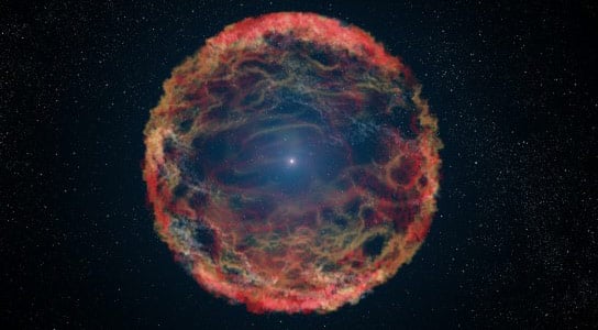 Astronomers Discover a Companion Star to a Rare Type of Supernova
