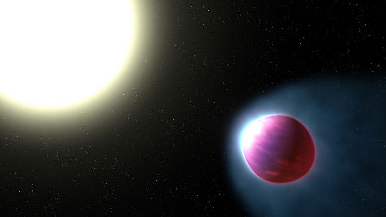 Astronomers Discover an Ultrahot Gas-Giant Exoplanet with a Stratosphere