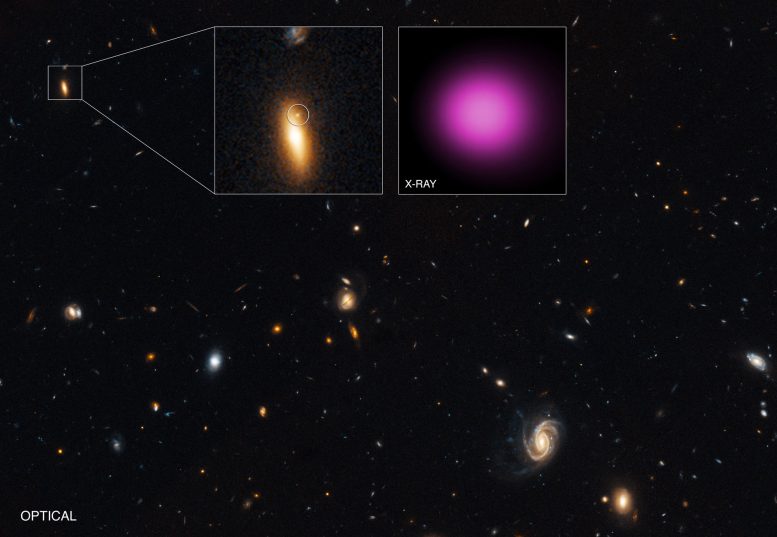 Astronomers Find Evidence for Wandering Black Hole