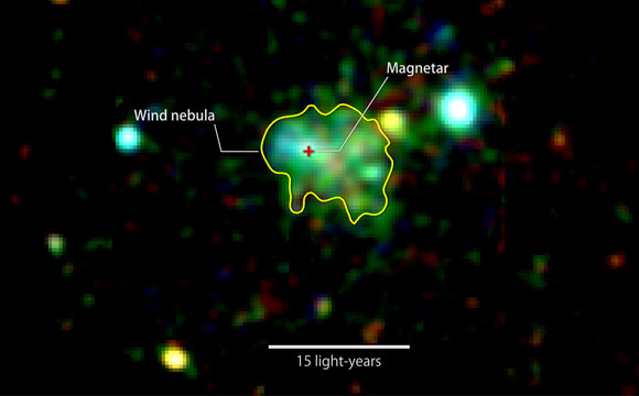 Astronomers Find Wind Nebula Around a Magnetar