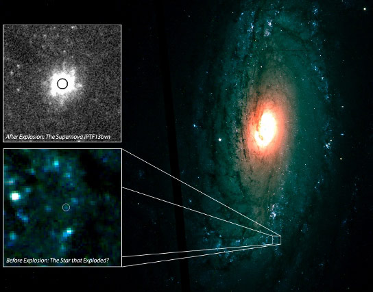 Astronomers Identify First Progenitor of a Stripped Envelope Supernova