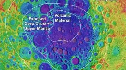 Astronomers Map the Mineralogy of the Moon’s South Pole-Aitken Basin