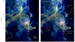 Astronomers Reveal Detailed Relationships Between Gas and Dust in Molecular Clouds