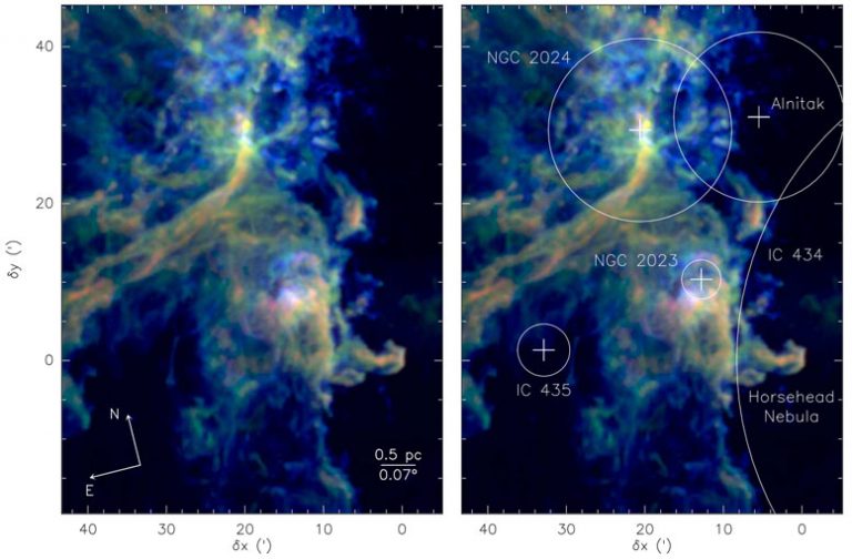 Astronomers Reveal Detailed Relationships in Molecular Clouds