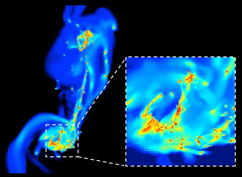 Astronomers Reveal Why Surges in Star Formation Occur When Galaxies Collide