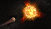 Astronomers View Superflares From Young Red Dwarf Stars