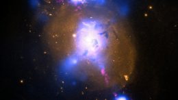 Astronomers View Superheated Gas Swirling Around a Black Hole in Galaxy 4C 29 30