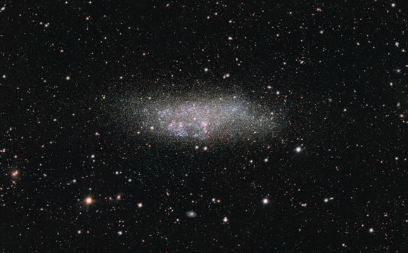 Astronomers View Wolf-Lundmark-Melotte Galaxy