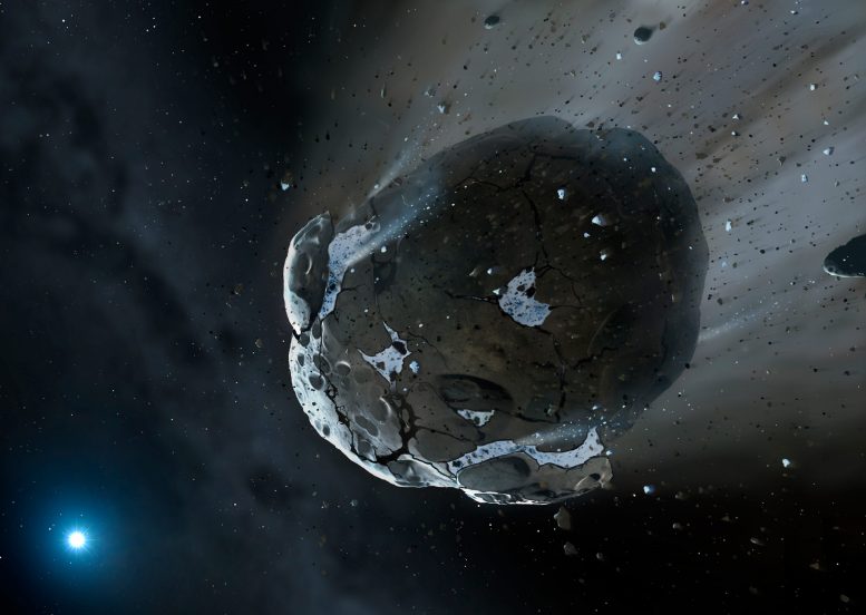 Astrophysicists Find Evidence of a Water Rich Rocky Planetary Body Outside Our Solar System