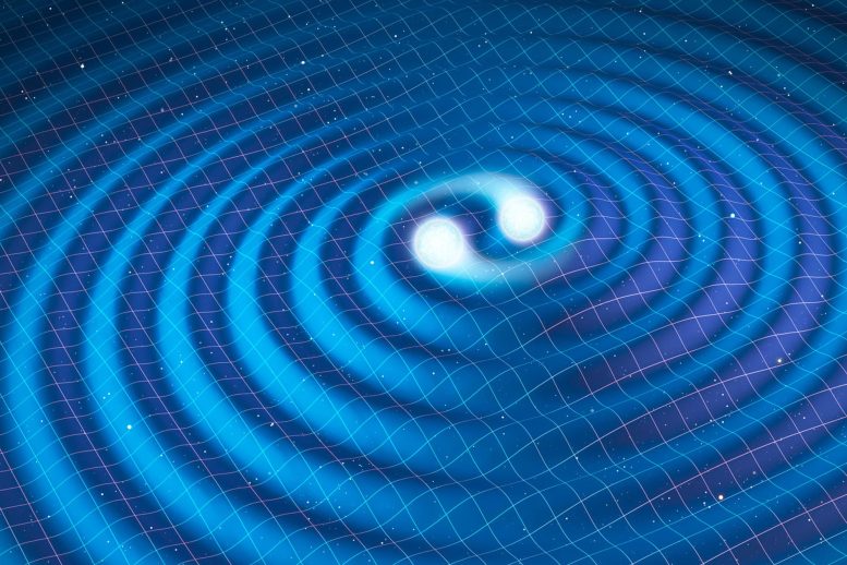 Astrophysics Gravitational Waves Concept