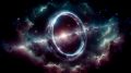 Astrophysics Ring Space Concept Illustration