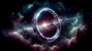 Astrophysics Ring Space Concept Illustration