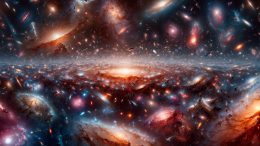 Astrophysics Simulation Galaxies Concept