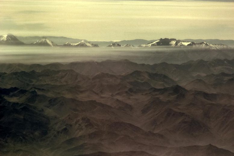Uçaktan Fotoğraflanan Atacama Çölü