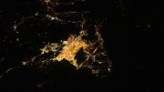 Athens Night Lights From ISS