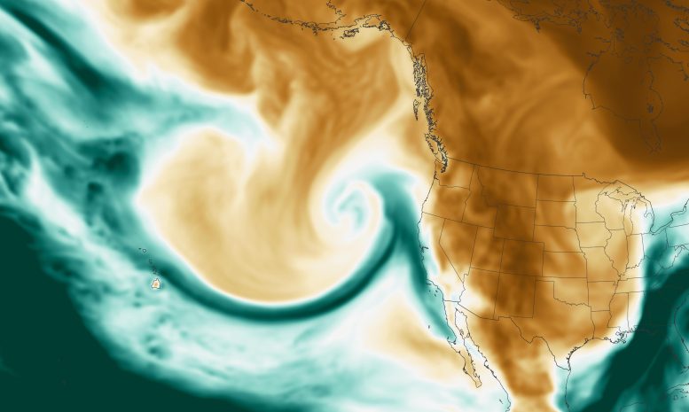 Atmospheric River California January 2023