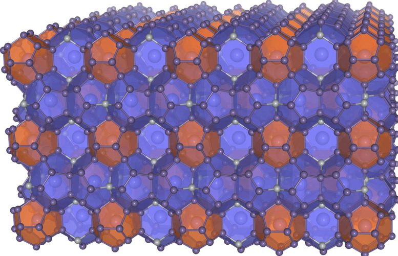 Atomic Structure of Clathrate