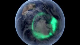Aurora Australis (Southern Lights) From Space