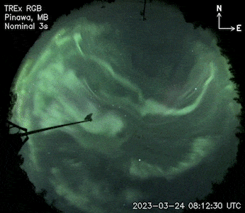 Auroras Pulsating and Rippling Through the Skies Over Canada