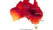 Australia Air Surface Temperature November 2020