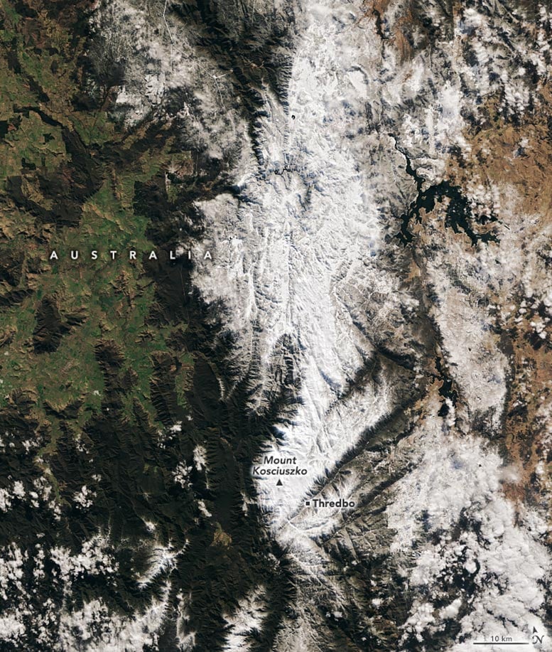 Australia Snowy Mountains July 2024 Annotated