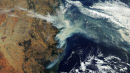 Australian Bushfires Satellite Image
